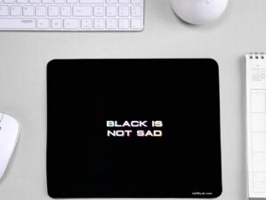InkWynk Black Lovers Mouse Pad