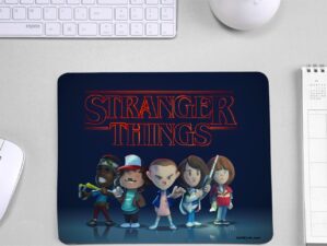 Stranger Things Cartoon Rectangular Mouse Pad