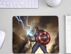 Captain America Graphic Mouse Pad for Gaming