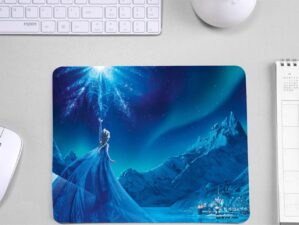 Frozen Princess Girly Printed Mouse Pad for Girl Students and Gamers