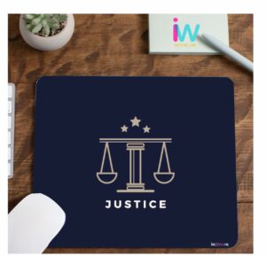 Justice Printed Mouse Pad for Advocate or Lawyers