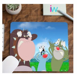 Oggy and the Cockroaches Mouse Pad for 90's Generation