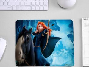 Red Hair Princess Merida Mouse Pad