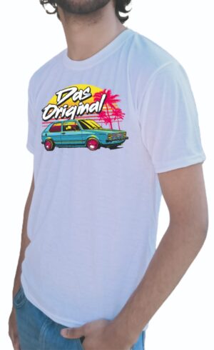 das original printed white tshirt sublimation cotton