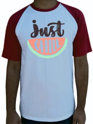 Just Chill Printed Half sleeve t-shirt