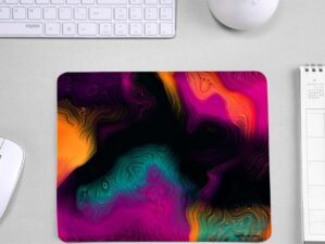 Abstract Premium Quality Mouse Pad 3mm