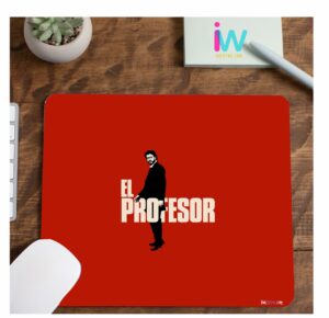 EL Professor Money Heist 2022 Red Mouse Pad