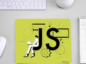 Java Script Non Slip Rubber Mouse Pad