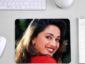 Madhuri Dixit Queen of Hearts Mouse Pad