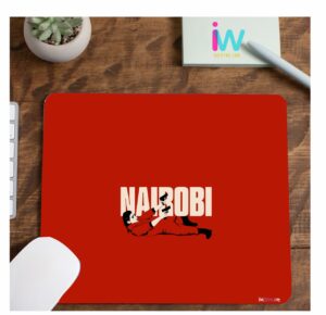 Nairobi Money Heist Red Mouse Pad