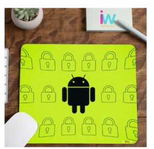 Android Logo Printed Mouse Pad For Office