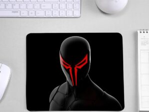 Black Spider man 2099 Thick Mouse Pad for Computer