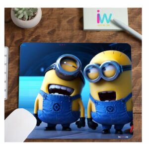 Bob and Stuart Minion Printed Mouse Pad for Laptop