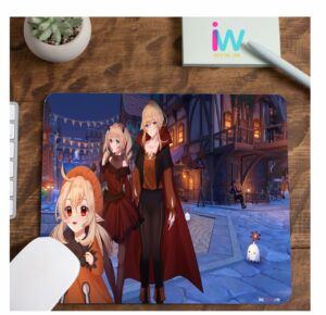 Genshin Impact Thick Gaming Mouse Pad for girls