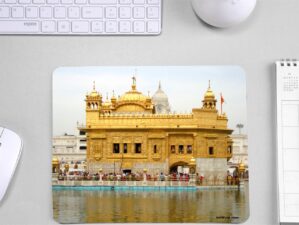 Golden Temple Theme Mouse Pad For Home