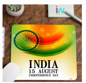 Indian 15th August Printed Mouse Pad for Independence Day