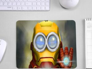 Iron Minion Animated Printed Mouse Pad for Laptop