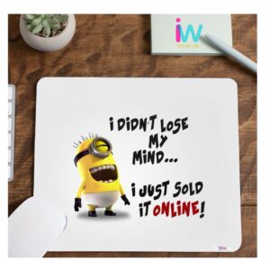 Laughing Minion Printed Mouse Pad for Gamers