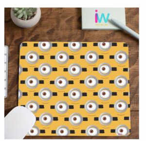 Minion Eyes Printed Mouse Pad for Laptop
