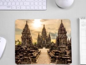 Prambanan Temple Printed Mouse Pad For Indians