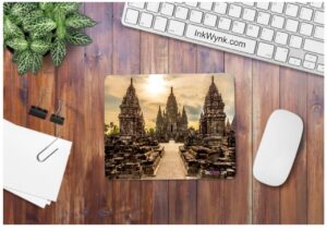 Prambanan Temple Printed Mouse Pad For Indians