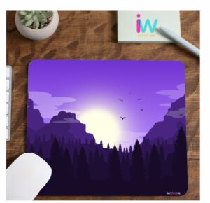 Purple Mountain Design Mouse Pad for Office and Home