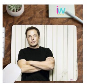 Richest Businessman Elon Musk Graphic Mouse Pad For Computer