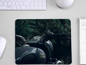 Royal Enfield Skid Proof Printed Mouse Pad for Office and Home