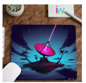Satellite Ground Station Rubber Grip Mouse Pad