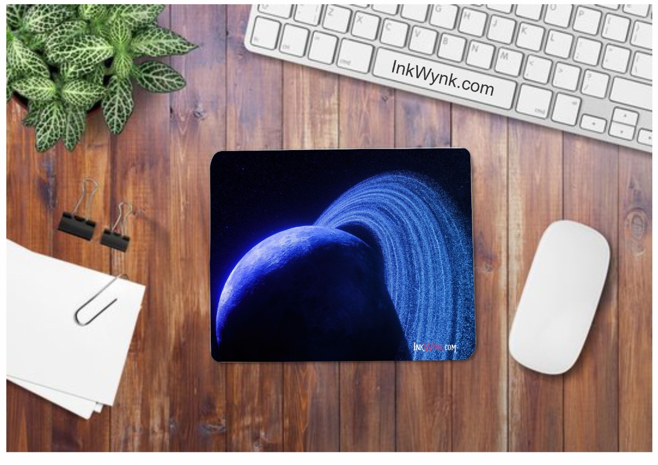 Sci-Fi Planet Rubber Grip Mouse Pad for Gamers