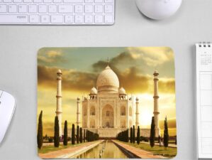 Taj Mahal Graphic Design Mouse Pad For Computer