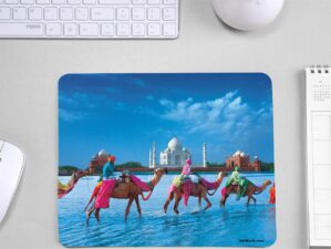 Taj Mahal Printed Mouse Pad For Office and Home