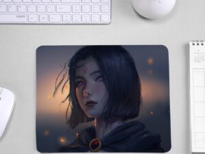 Teen Titans Raven Durable Surface Mouse Pad