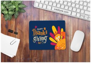 Thanks Giving Day Theme Designer Mouse Pad