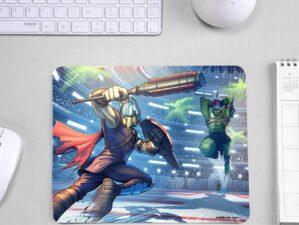 Thor and Hulk Rubber Grip Mouse Pad for Gamers
