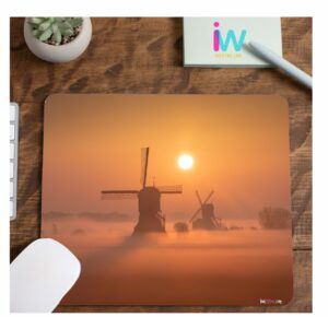 Windmill Printed Mouse Pad for Laptop and Computer