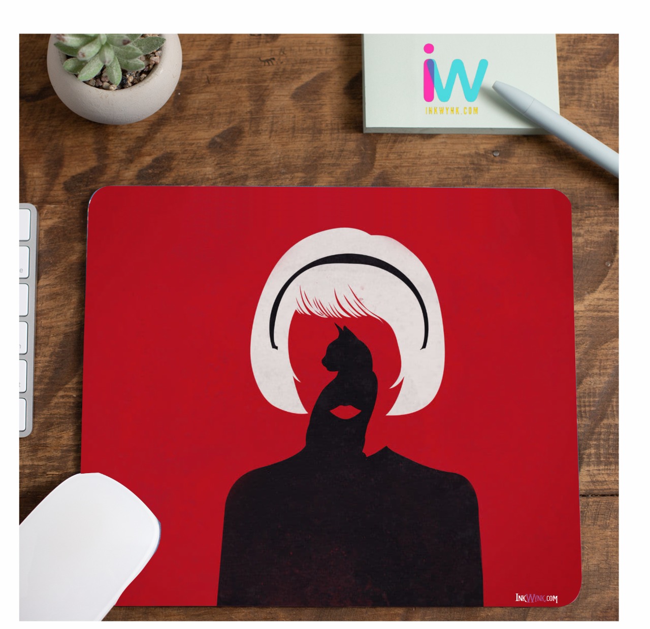 chilling adventures of Sabrina rubber grip mouse pad for students