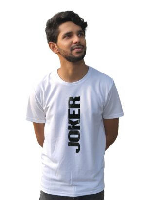 Joker Typography Print Men's Trendy T-Shirt