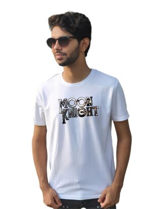 Moon Knight Marvel Print Trendy T-Shirt for Men's