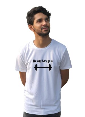 Typography Printed Men's Casual T-Shirt