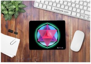 Abstract Star Geometrical Design Mousepad