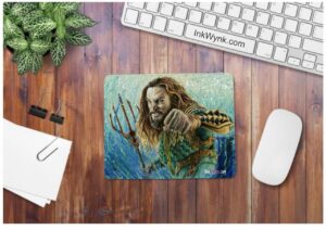 Aqua Man Trident Rubber Grip AntiSkid Mouse Pad