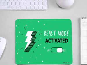 Beast Mode Activated Non Slip Mouse Pad