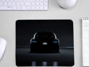 Black Audi Car Anti Skid Mousepad