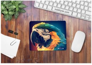 Colorful Parrot Theme Non Slip Mousepad