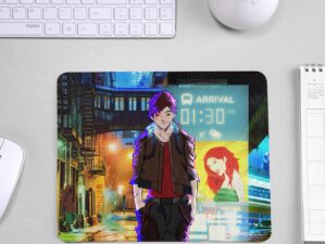 Cyberpunk Anime Game Printed Rectangular Mouse pad