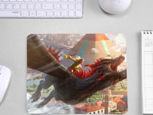 Dragon Rider Anime Non Slip Mousepad