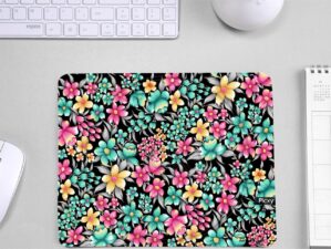 Floral Pattern Designer Mousepad For Girls