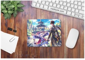 Genshin Impact Animated Rectangular Mouse Pad