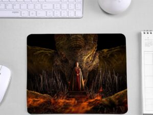 House of The Dragon Mousepad Antiskid Flexible 9x7 inch Mouse Pad